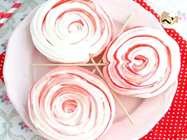 Meringue lollipops - video recipe !