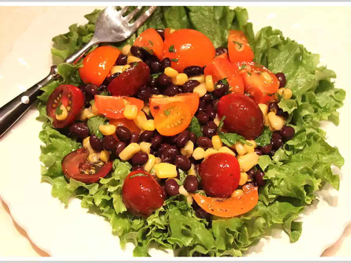 Mexican Salad with Honey-Lime Dressing