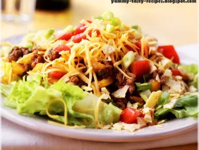 Mexican Salad with taco chips