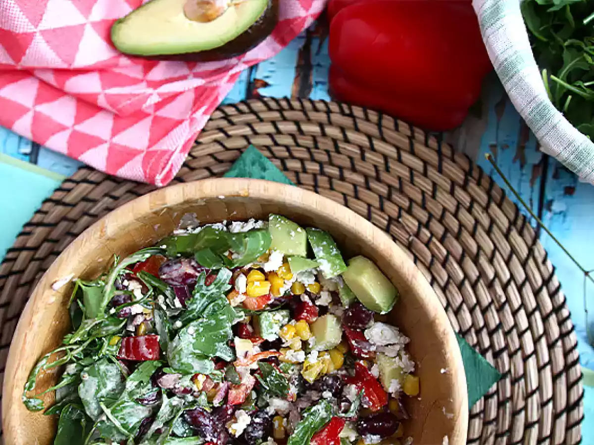 Mexican style salad jar - photo 2