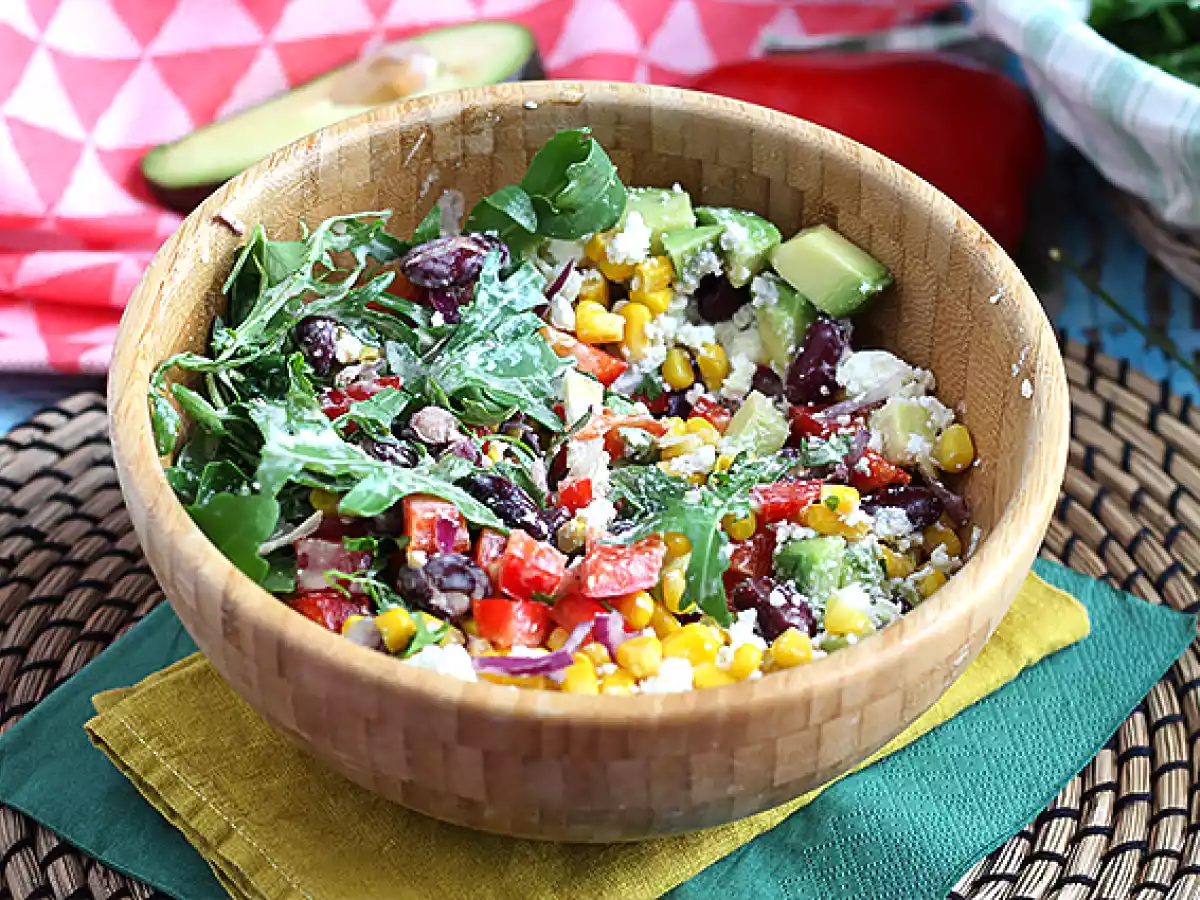 Mexican style salad jar - photo 4