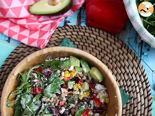 Mexican style salad jar - photo 2