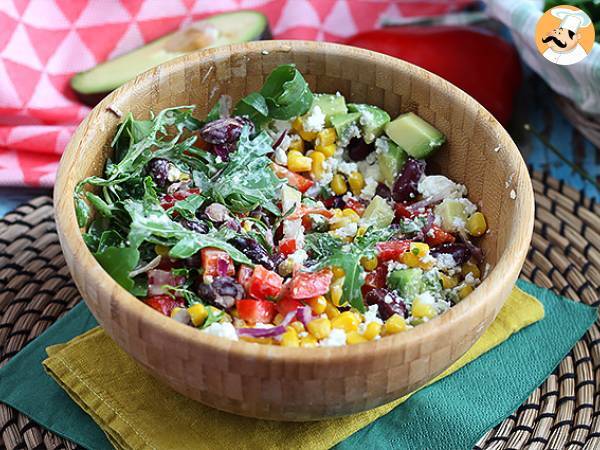 Mexican style salad jar - photo 4