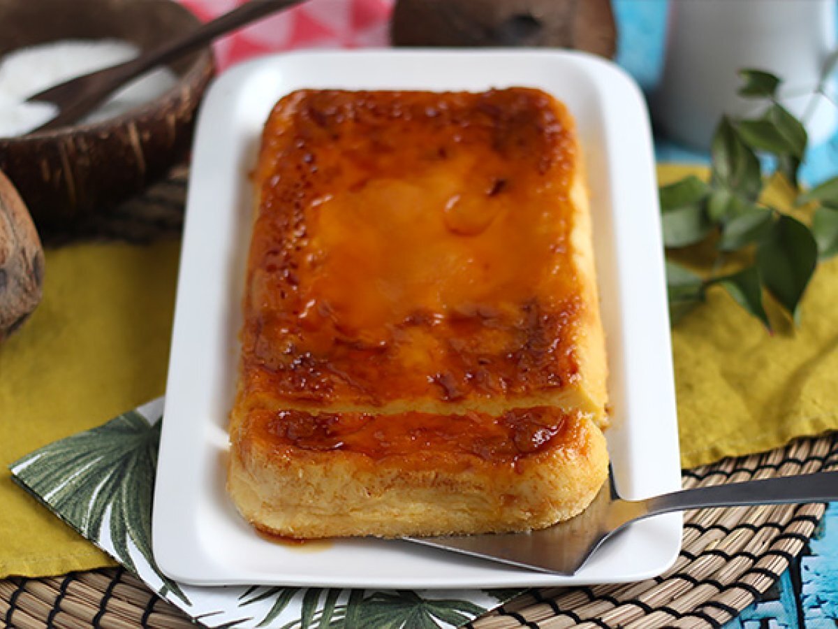 Microwave coconut flan - 8 minutes - photo 4