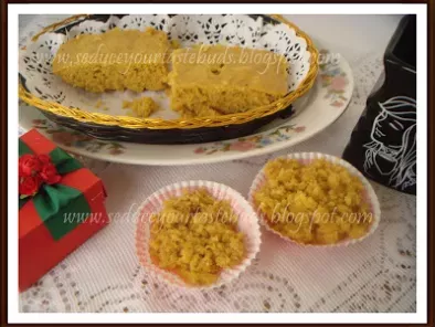 Microwave Eggless Custard Powder Snack Cake - photo 2