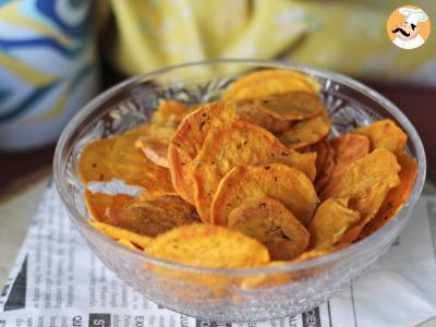 Recipe Microwave sweet potato chips