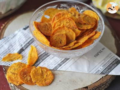 Microwave sweet potato chips - photo 2