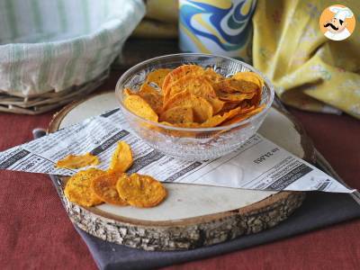 Microwave sweet potato chips - photo 3