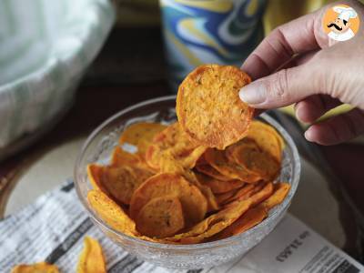 Microwave sweet potato chips - photo 4