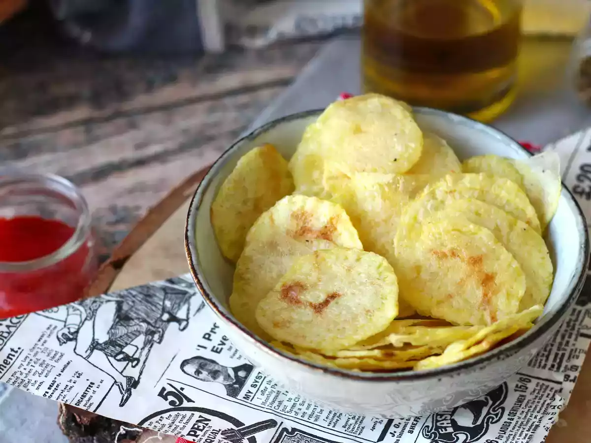 Microwaved potato chips - photo 3