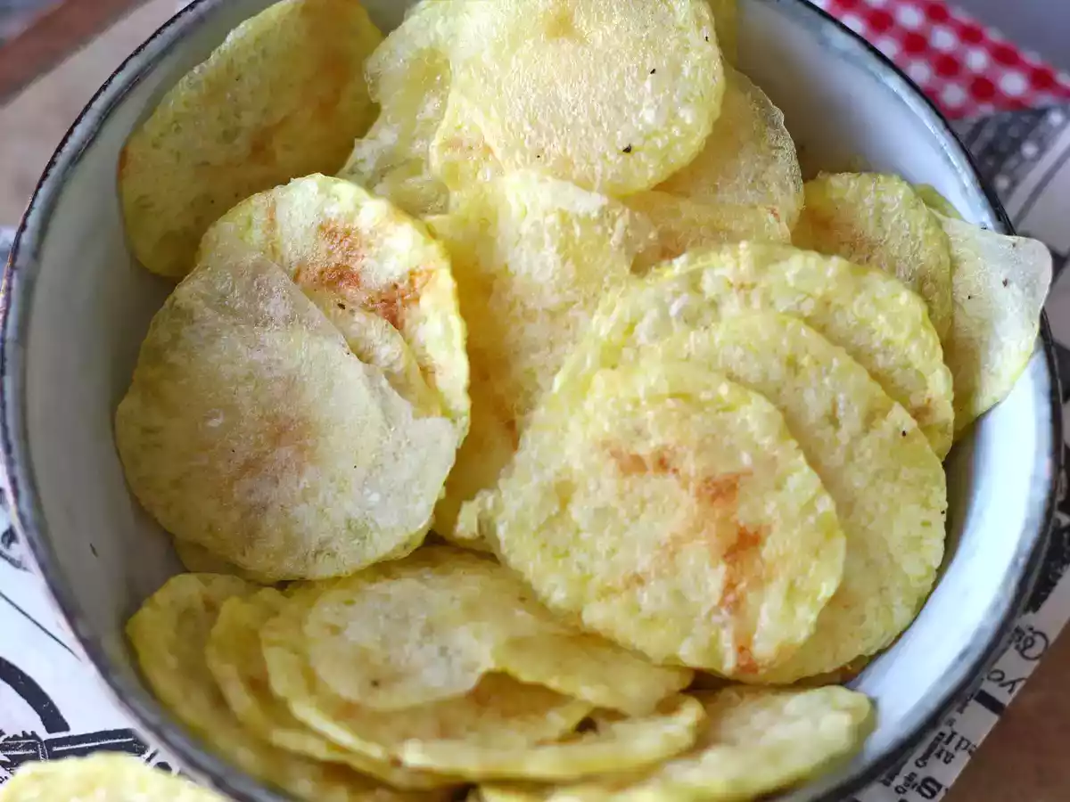 Microwaved potato chips - photo 4