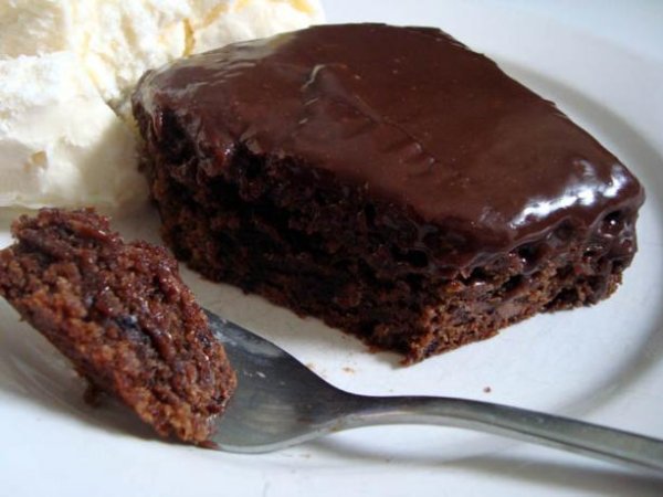 Milk Chocolate Brownies with Milk Chocolate Ganache