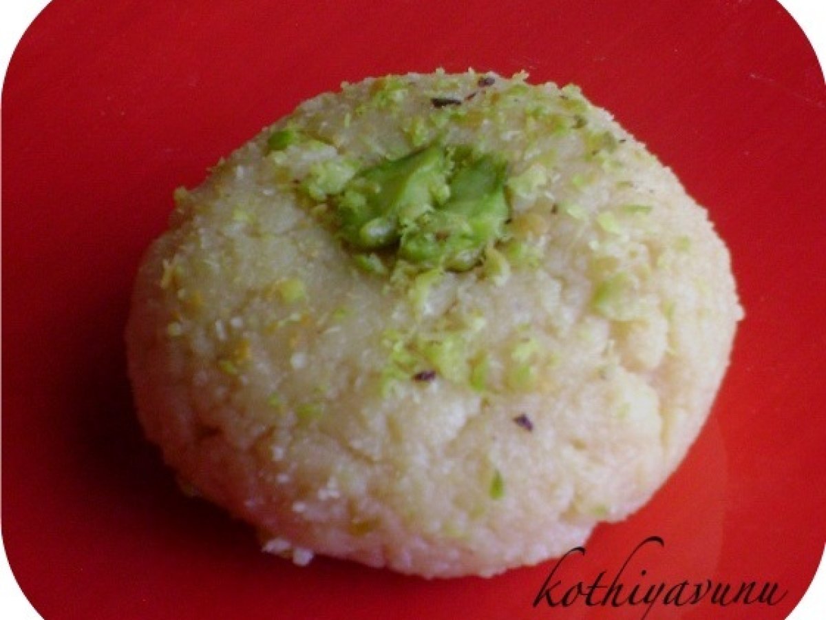 Milk Sweet /Milk/Doodh Peda - Microwave Version - photo 2