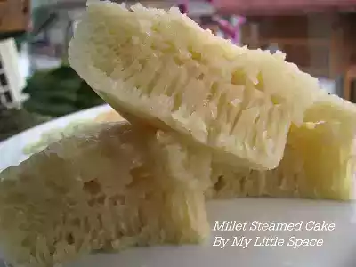 Millet steamed cake recipe
