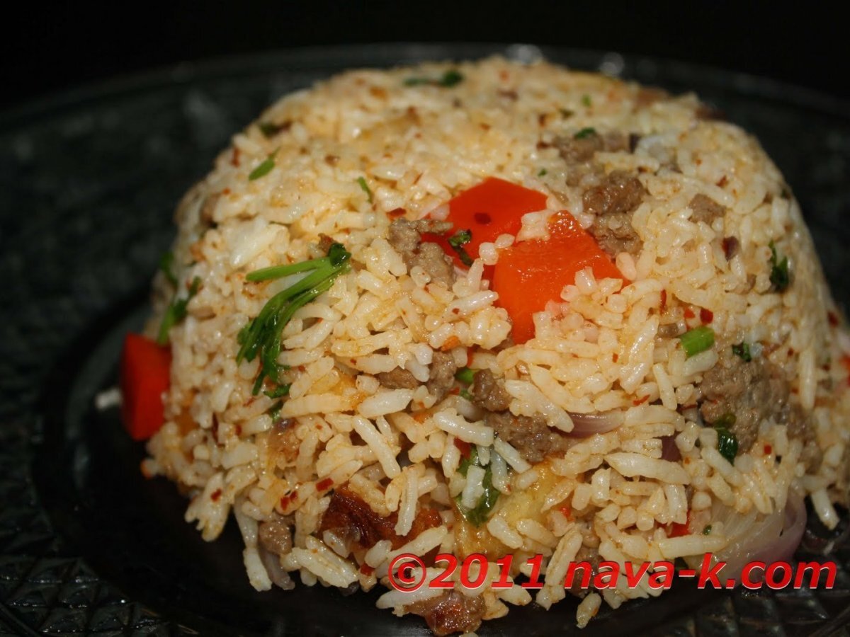 Minced Lamb & Potatoes Fried Rice