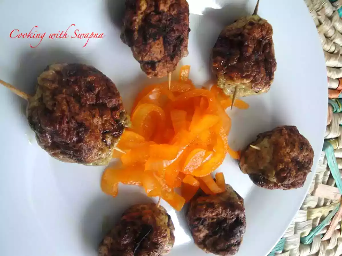 Minced Mini Chicken Kebabs
