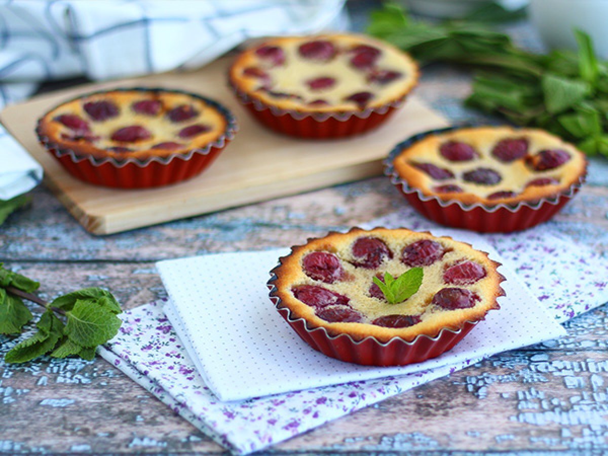 Mini cherry clafoutis, a gluten free dessert - photo 2