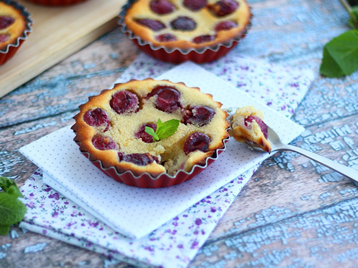 Mini cherry clafoutis, a gluten free dessert - photo 3