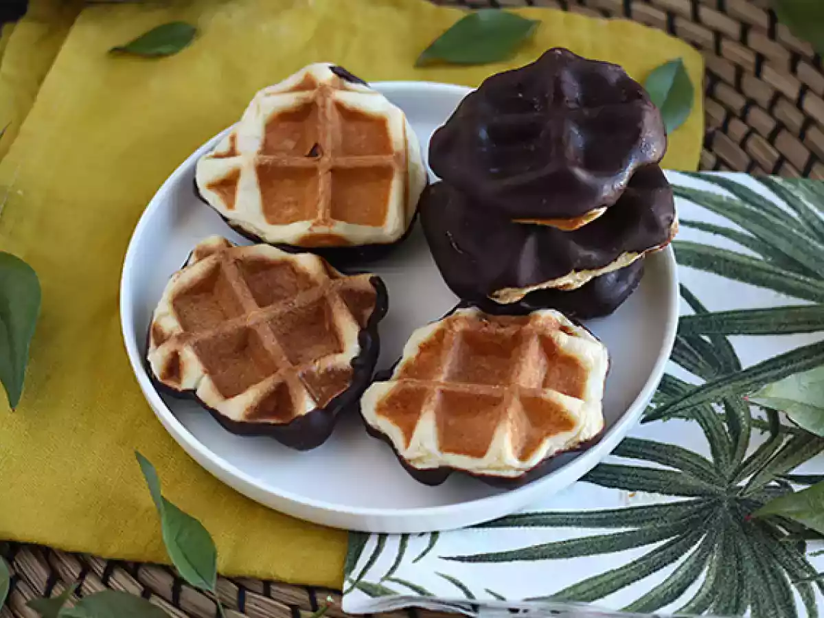 Mini chocolate waffles - photo 4