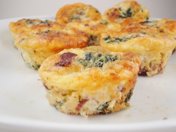 Mini Crustless Quiche