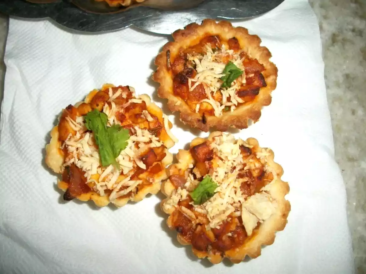Mini Paneer Tart (Cottage Cheese Mini Tart)