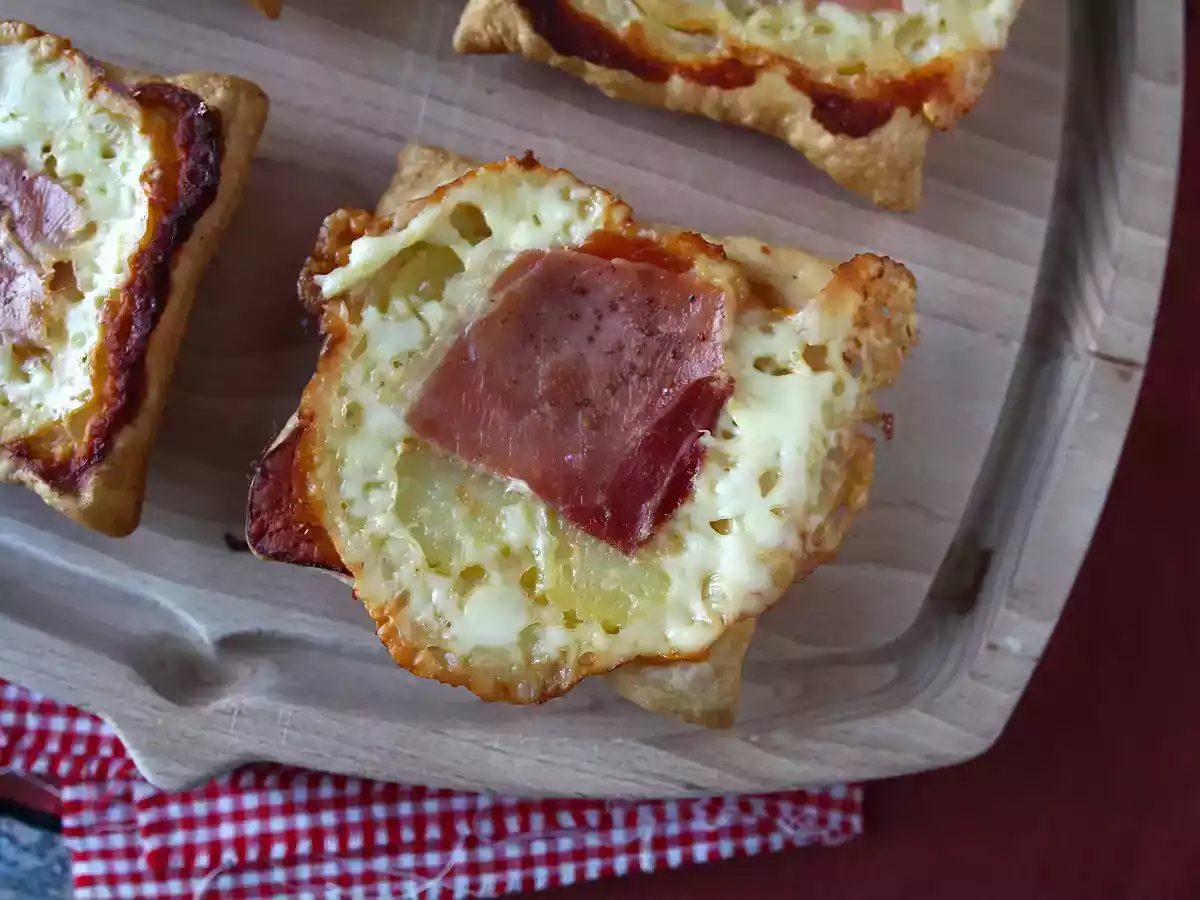 Mini serrano, cheese and potato tatins - photo 3