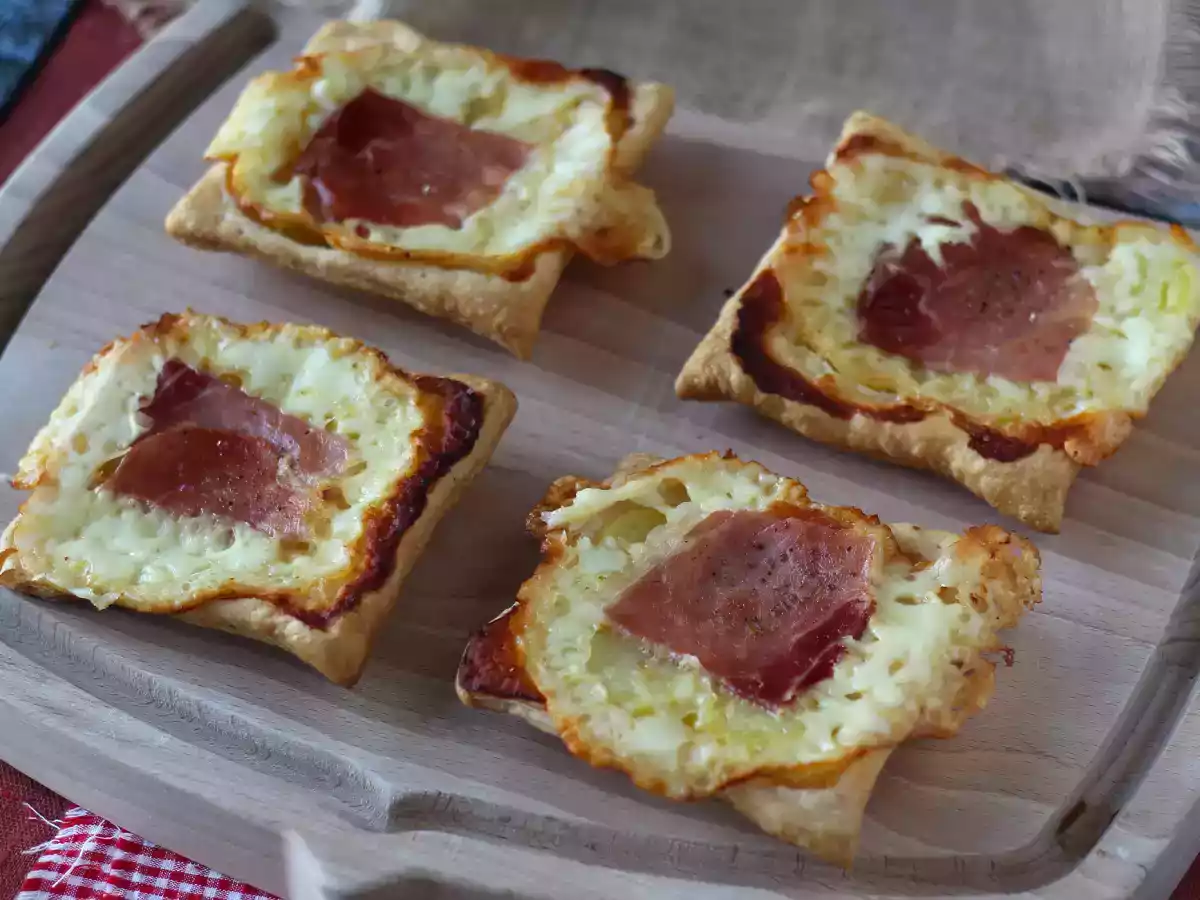 Mini serrano, cheese and potato tatins - photo 4