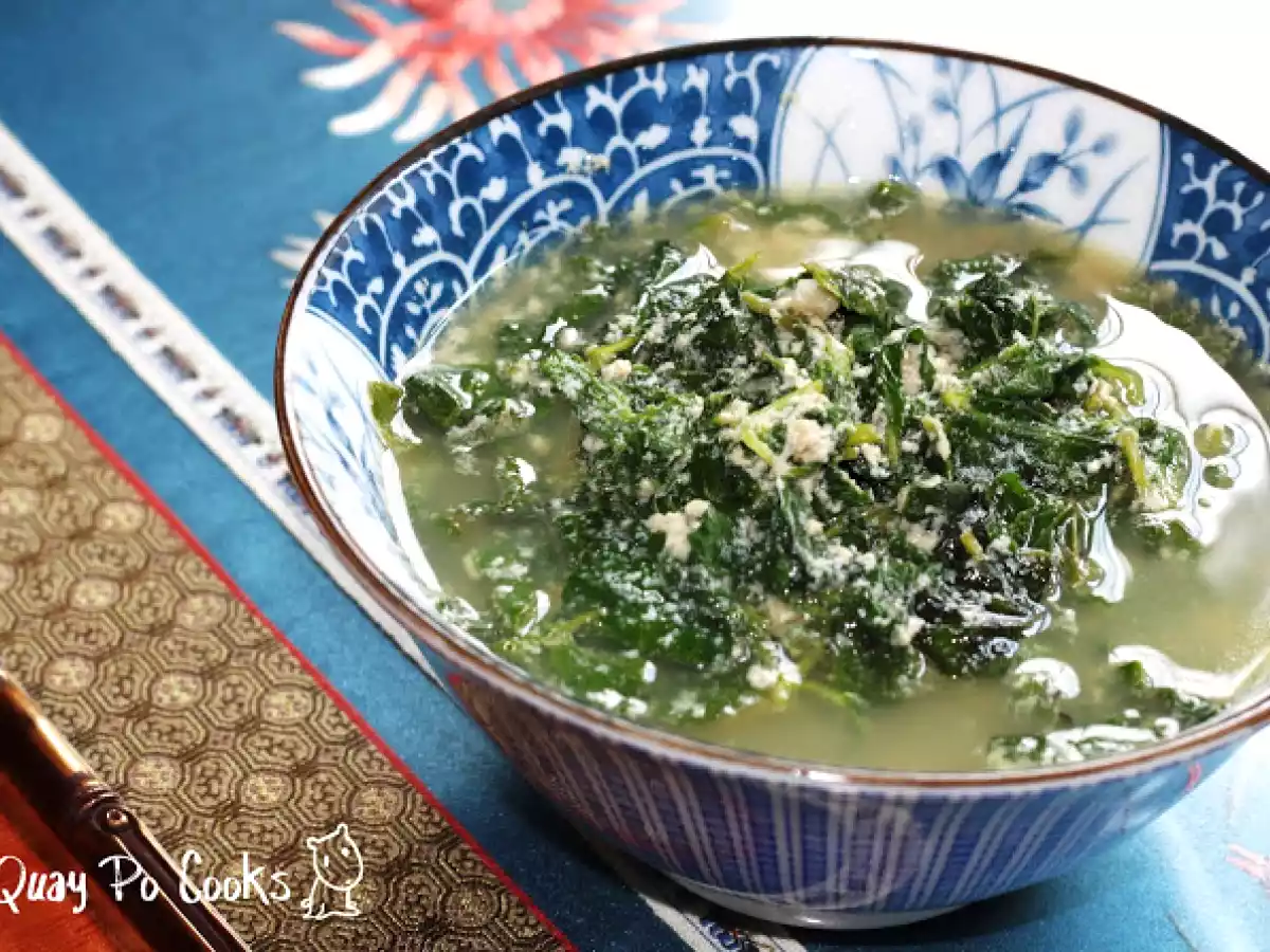 Mint leaves and egg soup - Featured in Group Recipes