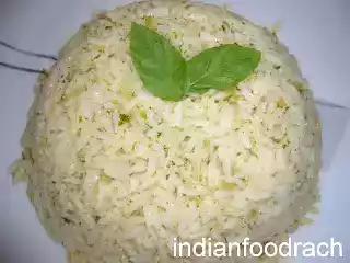 Mint rice recipe (pudina anna/pudina sadam)