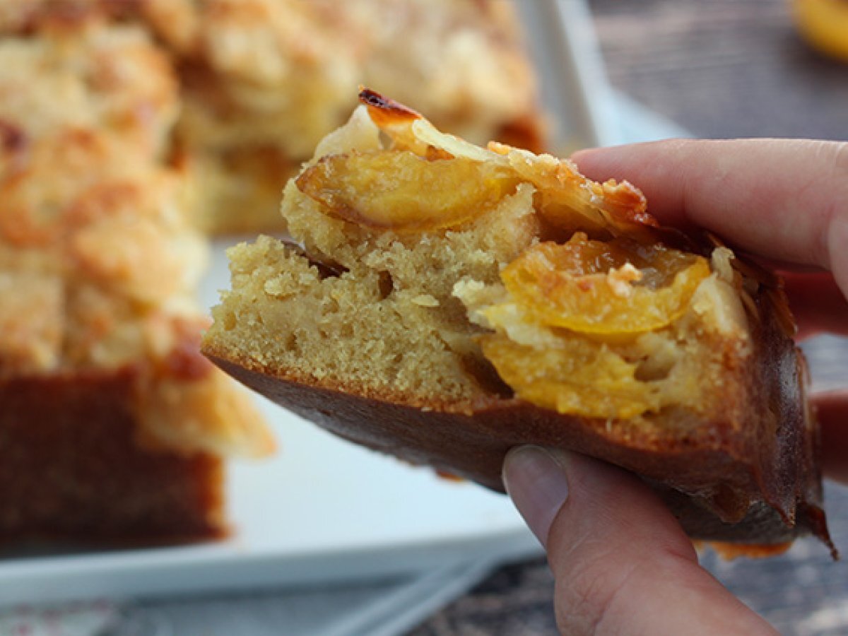 Mirabelle plum cake with almonds - photo 4