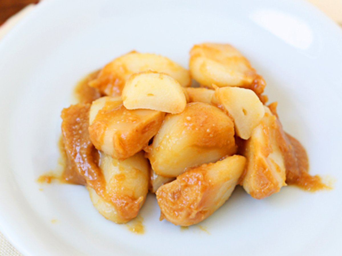 Miso Pickled Garlic