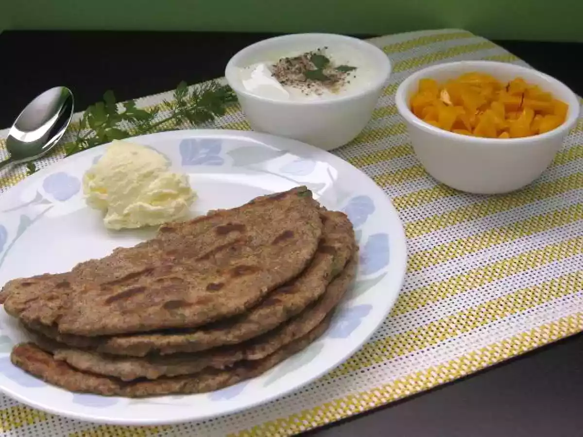 Missi Roti with black gram flour