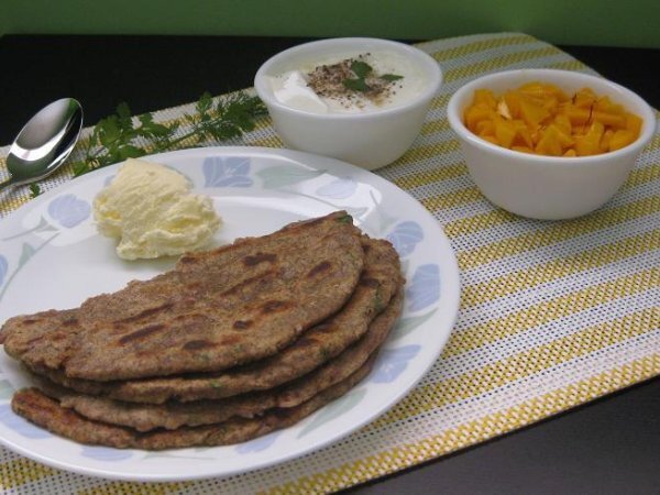 Missi Roti with black gram flour