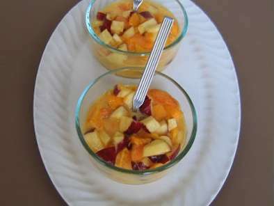 Mixed Fruit Custard with a Twist