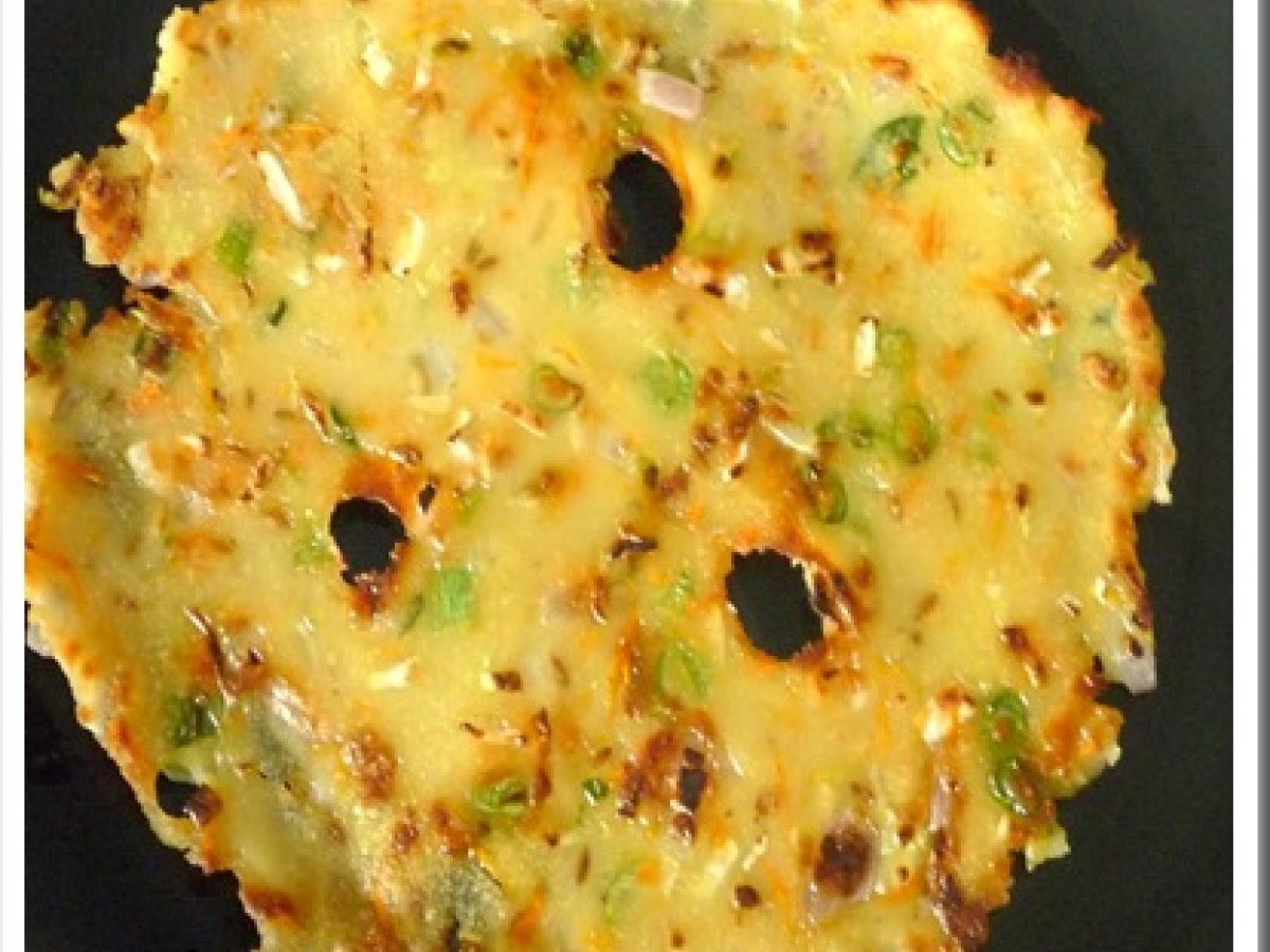 Mixed Vegetable Akki Roti