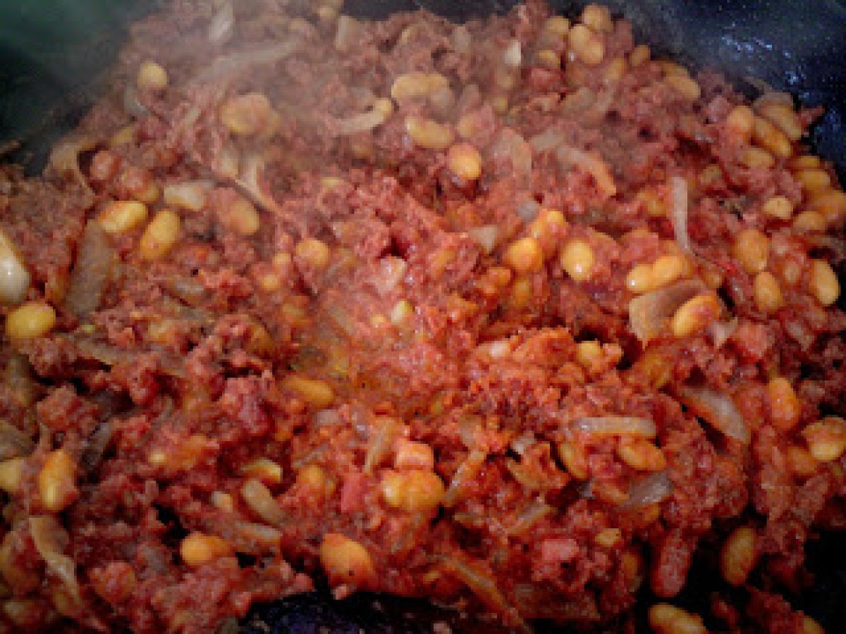 Mock Jamaican Corned beef and Beans Rice - photo 3