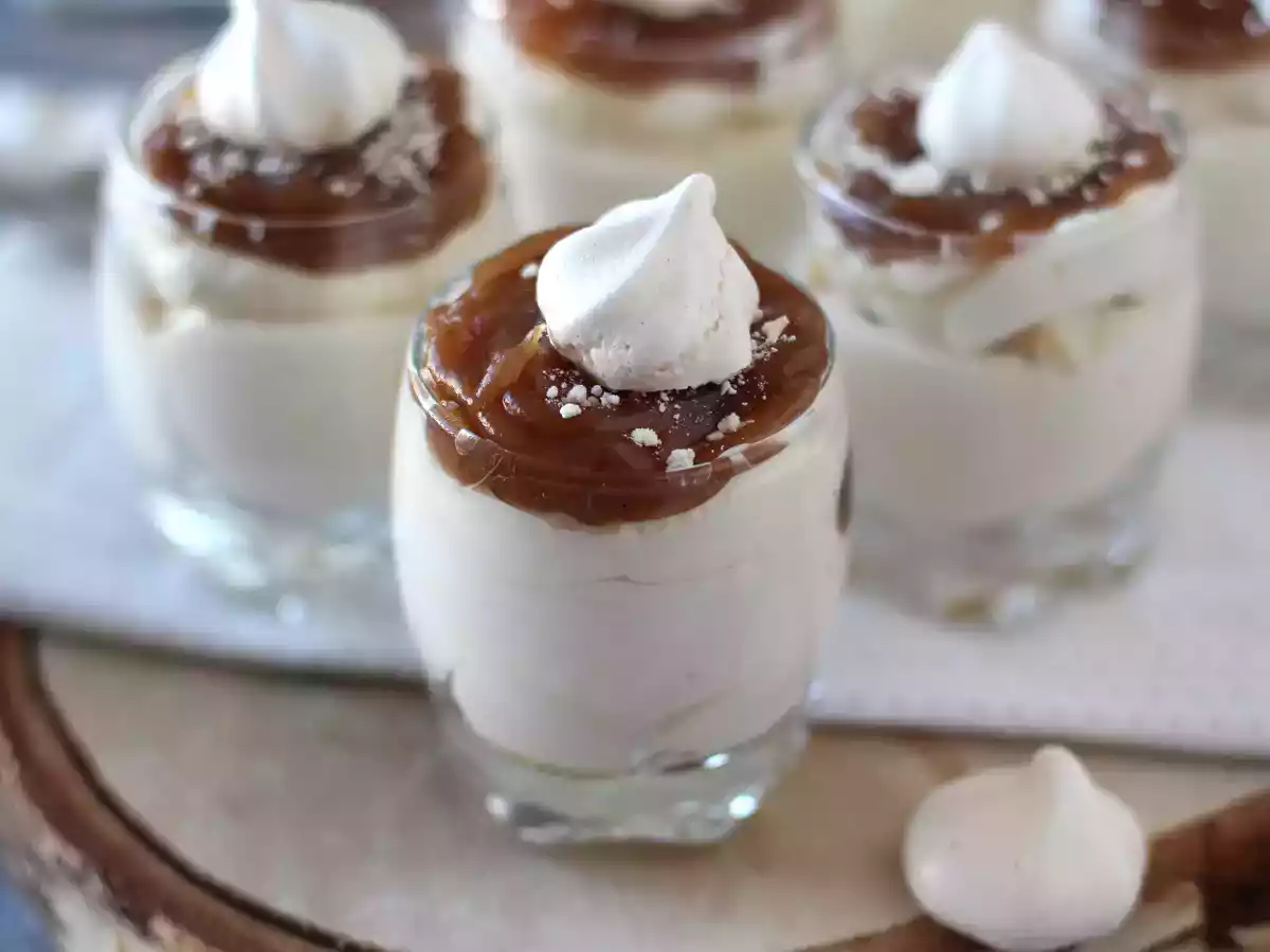 Mont blanc-style verrines with chestnut cream and meringue - photo 5
