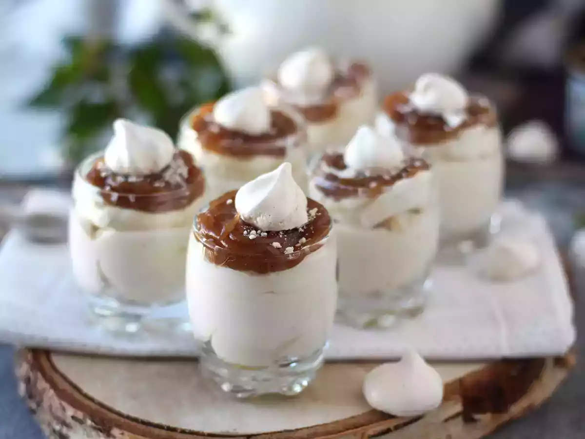 Mont blanc-style verrines with chestnut cream and meringue - photo 6