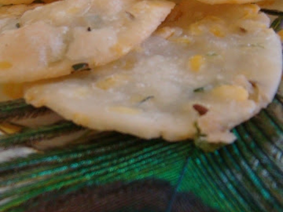 Moong Dal Thattai (Rice Crackers)