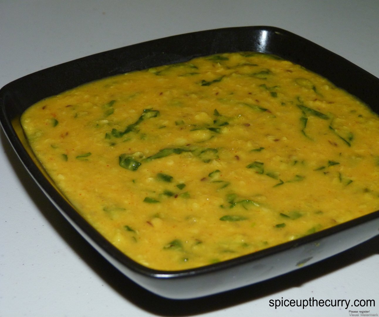 Moong dal with spinach Recipe Petitchef