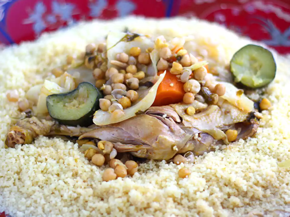 Moroccan couscous - video recipe !