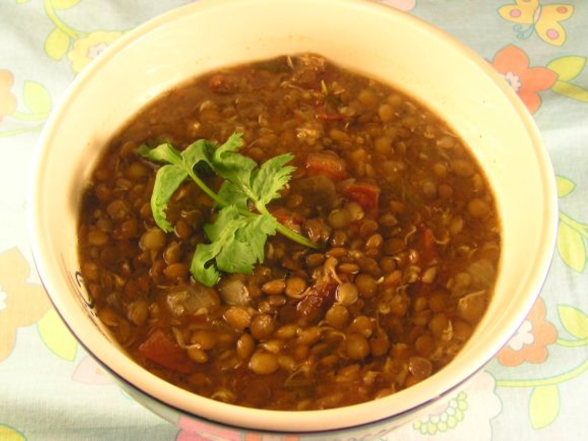 Moroccan Lentil Salad? errrr Soup