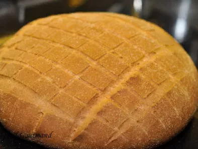 Moroccan Semolina Bread - Khobz dyal Smida/Pain de Semoule