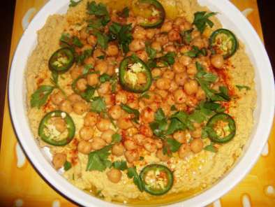 Moroccan Whole Chickpea Hummus