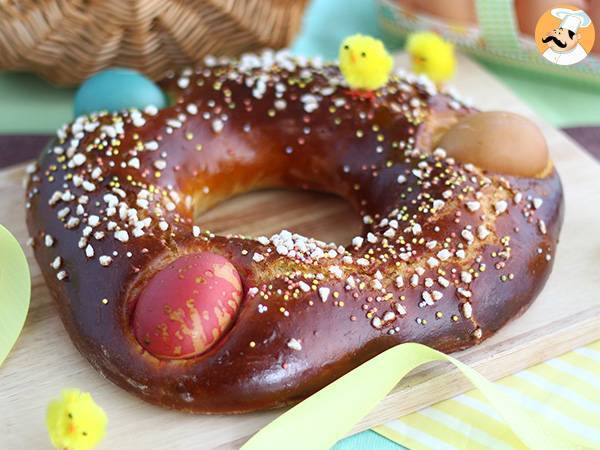 Mouna, traditional easter brioche