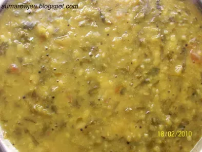 Muddipalya ( Pepper, Lemon & Greens In Lentils Gravy)