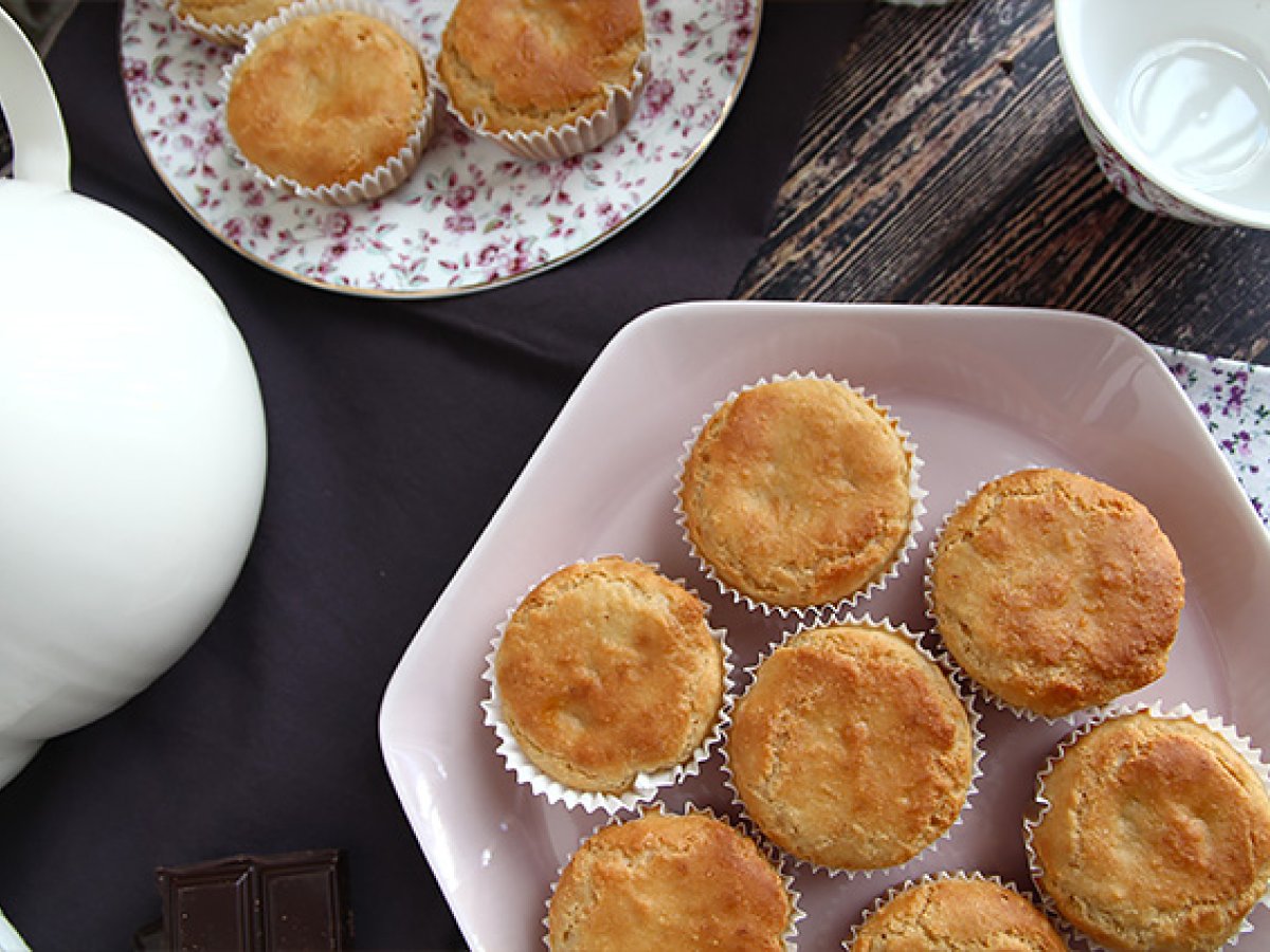 Muffins with chocolate core - Vegan and gluten free