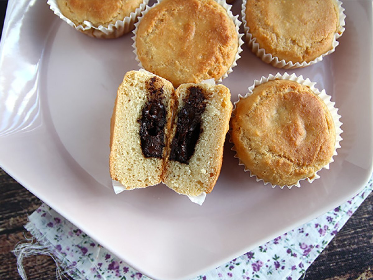 Muffins with chocolate core - Vegan and gluten free - photo 2