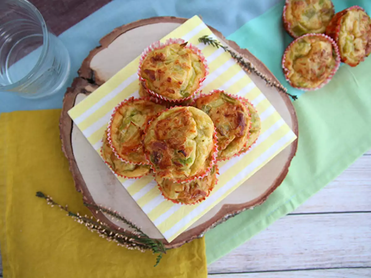Muffins with creamed leeks - photo 5