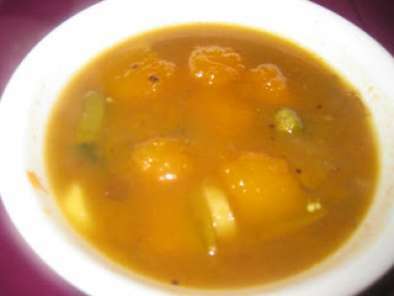 Mukkala Pulusu (Bellam Pulusu) Sweet Tangy Vegetables Stew